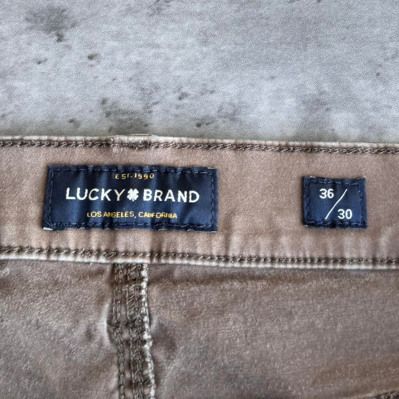 Lucky Brand × Vintage Y2K Lucky Brand Faded Brown Skater Grunge Streetwear Pants Size US 36 / EU 52 - 5 Thumbnail
