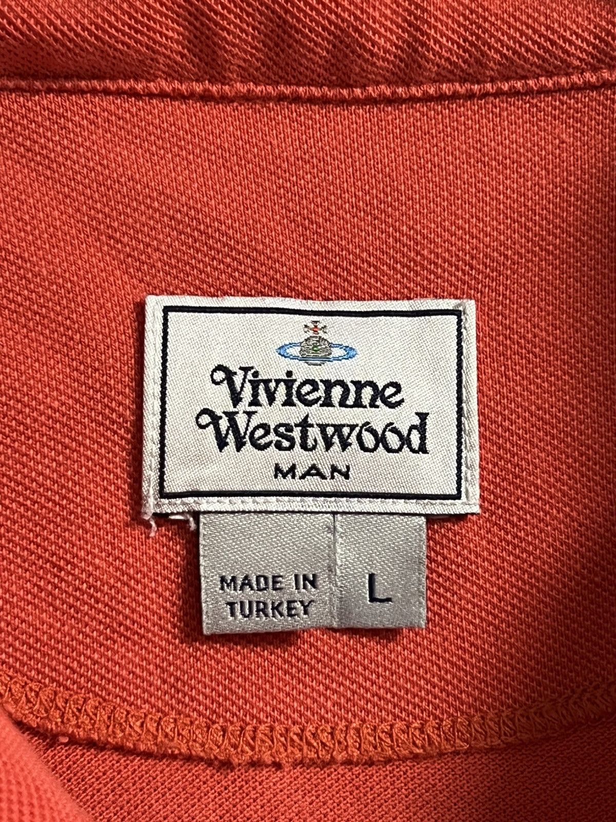 Vivienne Westwood VIVIENNE WESTWOOD Short Sleeve Polo Shirt Logo Orb Size US M / EU 48-50 / 2 - 9 Thumbnail