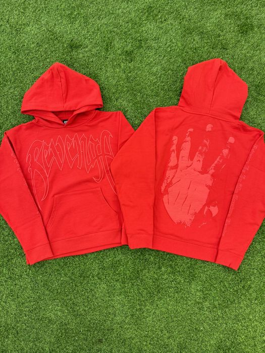 Revenge XXXTENTACION Red Revenge Kill Hoodie Grailed