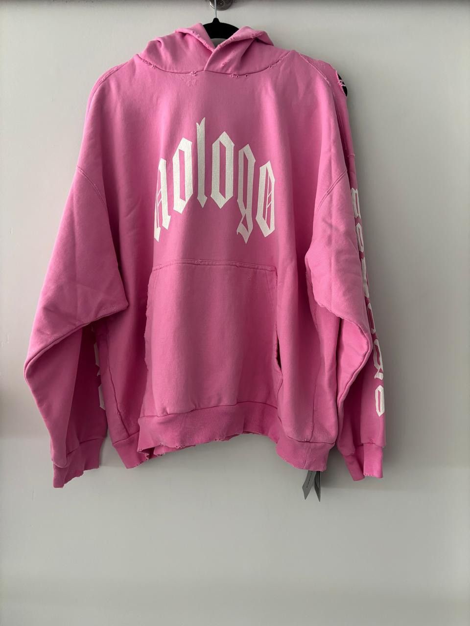 Balenciaga nologo hoodie medium fit in light pink Size US M / EU 48-50 / 2 - 1 Thumbnail