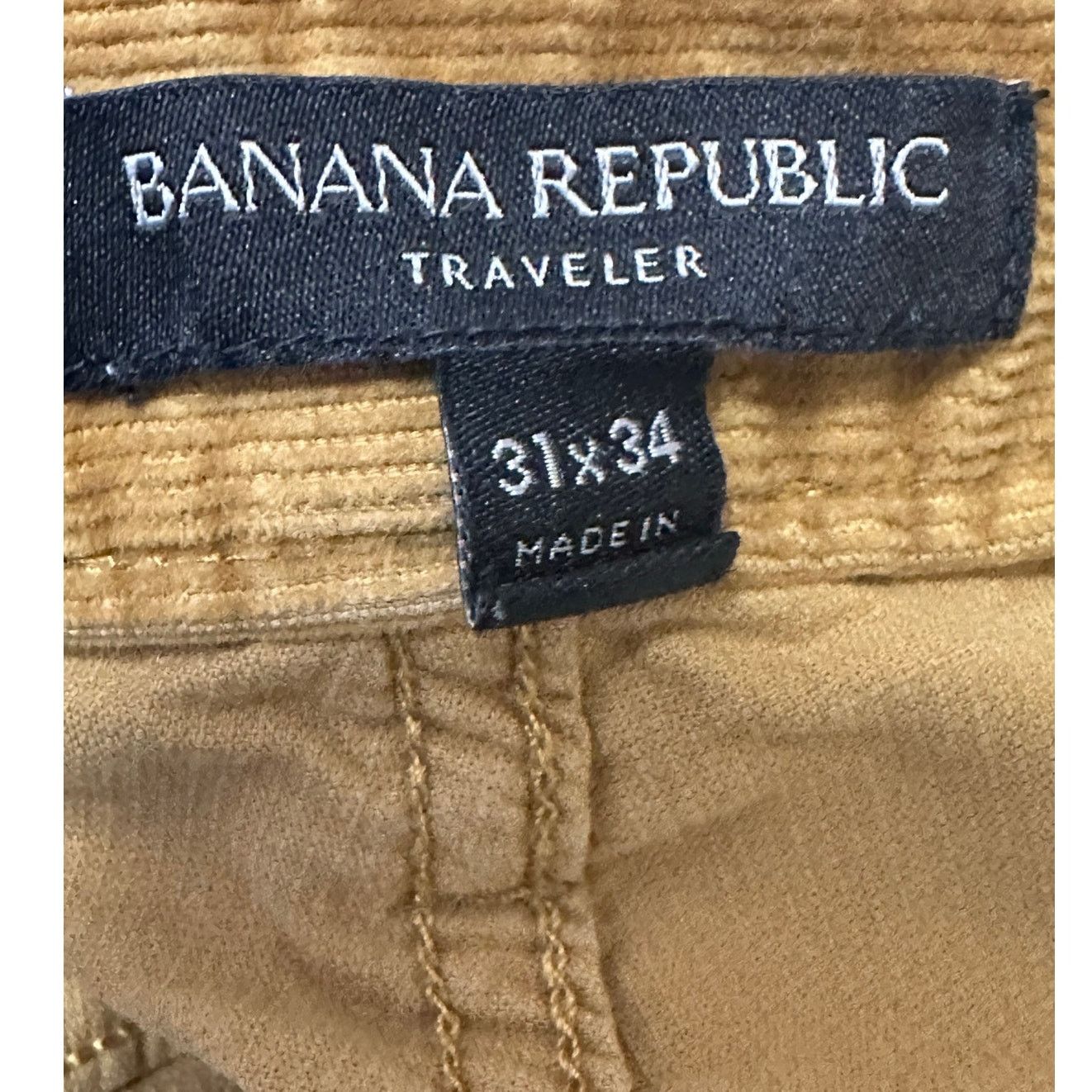 Banana Republic Banana Republic men yellow corduroy Travelers jeans size 31 Size US 31 - 3 Thumbnail