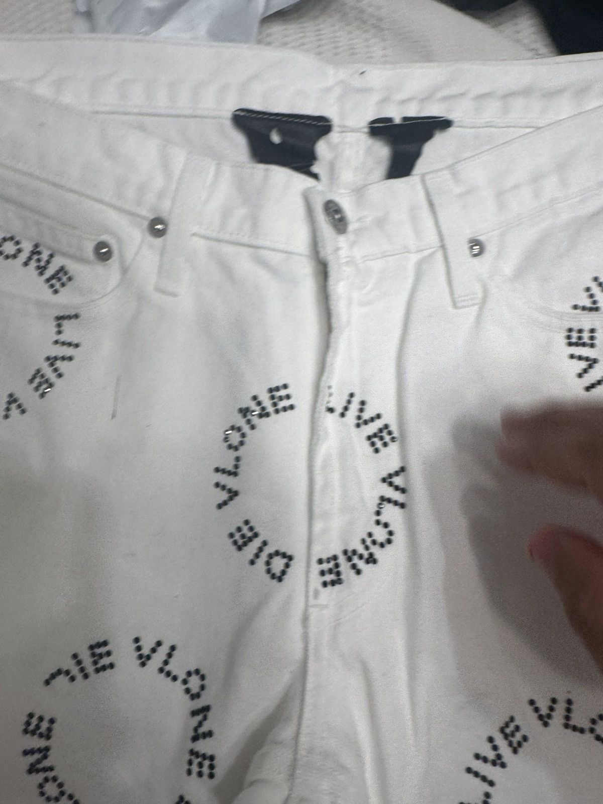 Vlone Unreleased Vlone Rhinstone Runway Pants Size US 36 / EU 52 - 5 Thumbnail