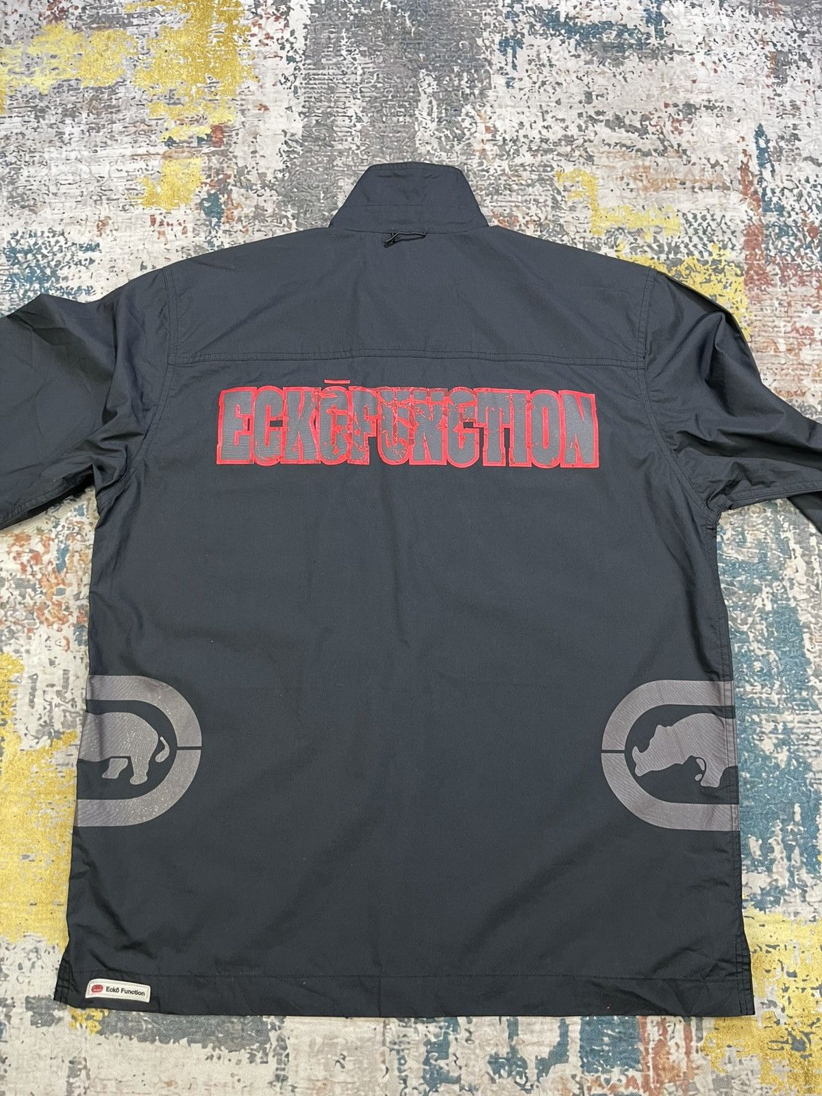 Ecko Unltd. Ecko Function Back Hit Logo Button Up Skate Shirt Size US L / EU 52-54 / 3 - 3 Thumbnail
