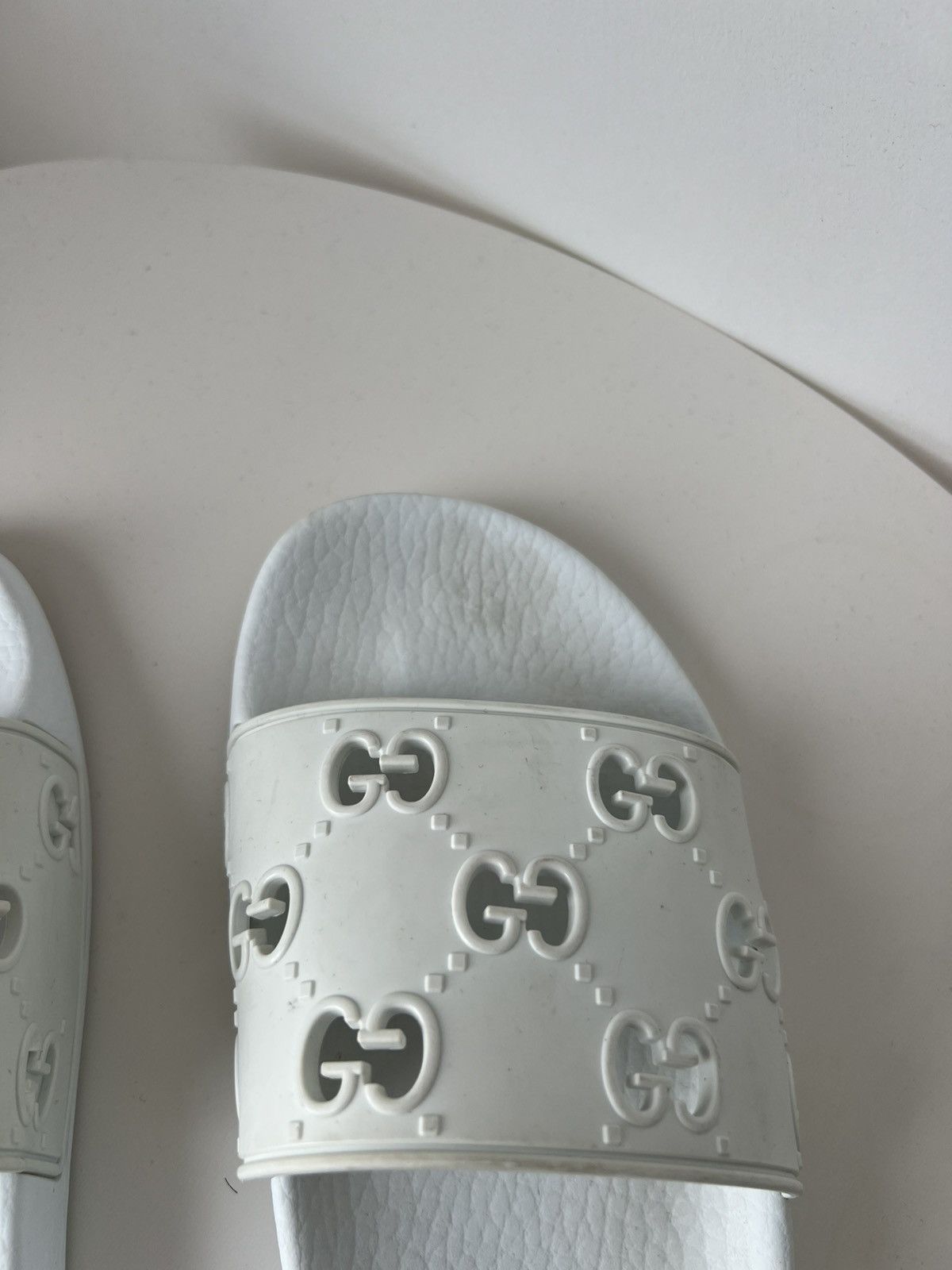 Gucci Gucci White Slides Sandals Size 39 Luxury Designer Size US 6.5 / EU 39-40 - 16 Thumbnail