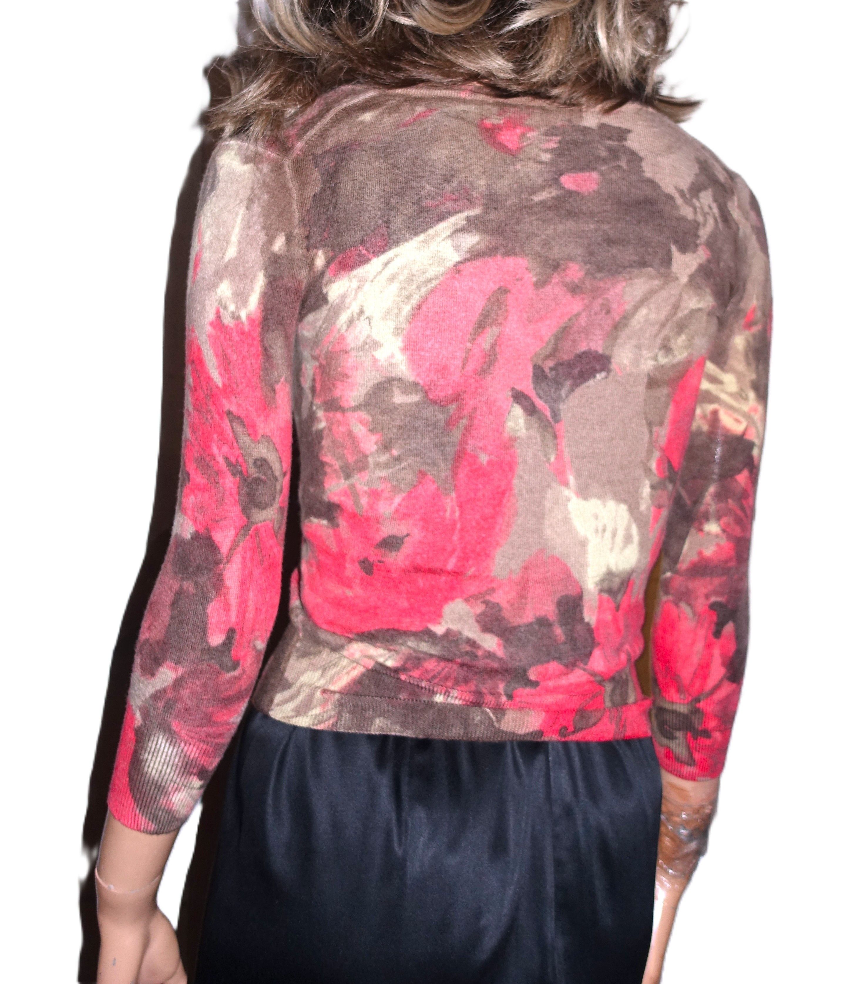 J.Crew J. Crew Floral Wool Cardigan Sweater XS Size XS / US 0-2 / IT 36-38 - 5 Thumbnail