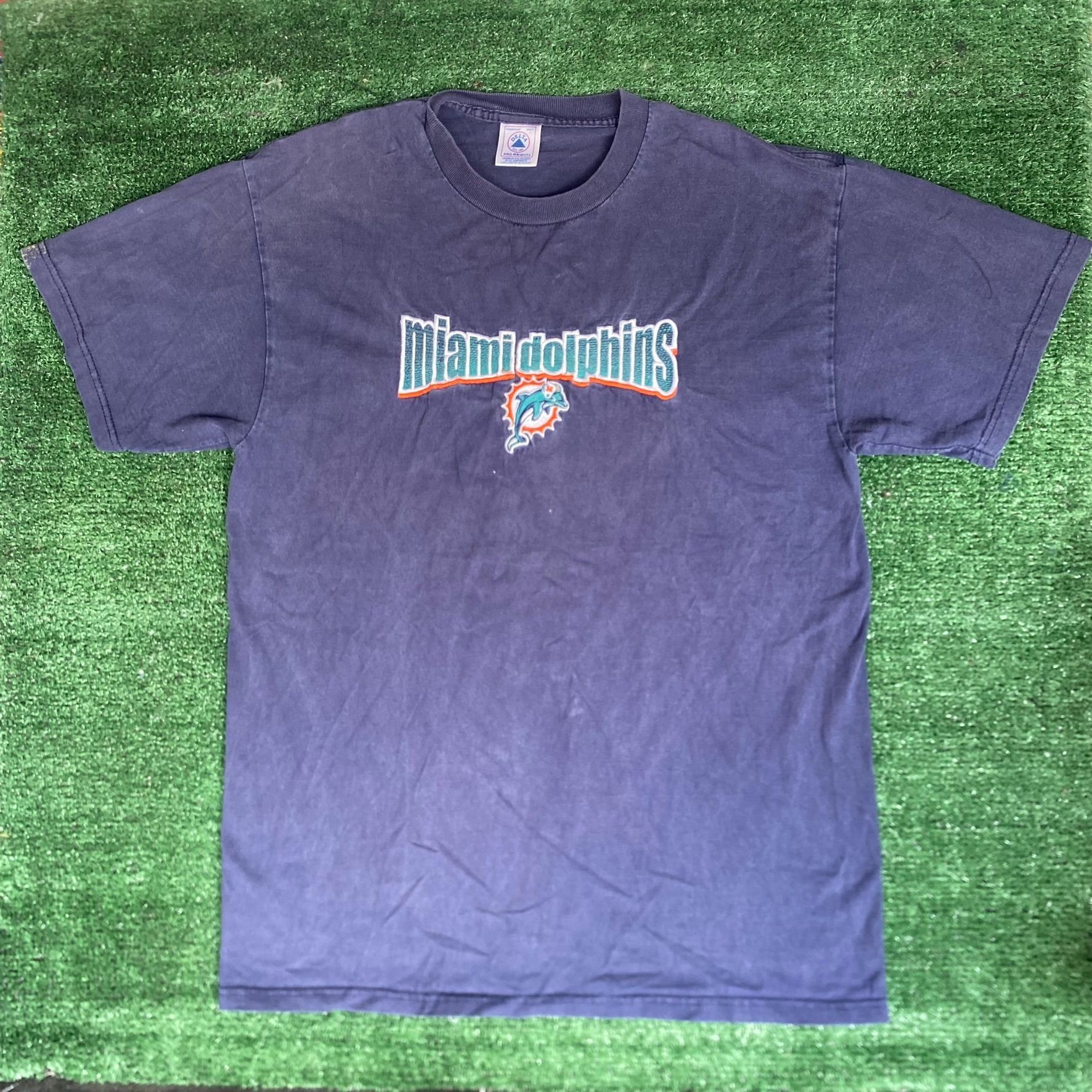 NFL Vintage Y2K Miami Dolphins Shirt NFL Football Logo Tee Size US L / EU 52-54 / 3 - 1 Thumbnail