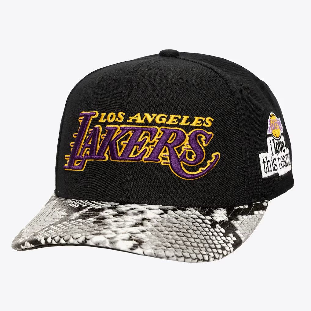 Just Don × Mitchell & Ness Just Don Lakers Snakeskin strapback hat Size ONE SIZE - 1 Thumbnail