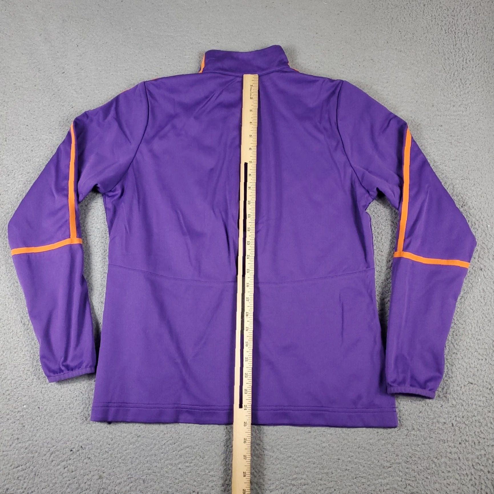 Nike Nike Jacket Womens L Purple 1/2 Zip Windbreaker Logo Swoosh Casual Sports Windbreaker Womens Size L / US 10 / IT 46 - 6 Thumbnail