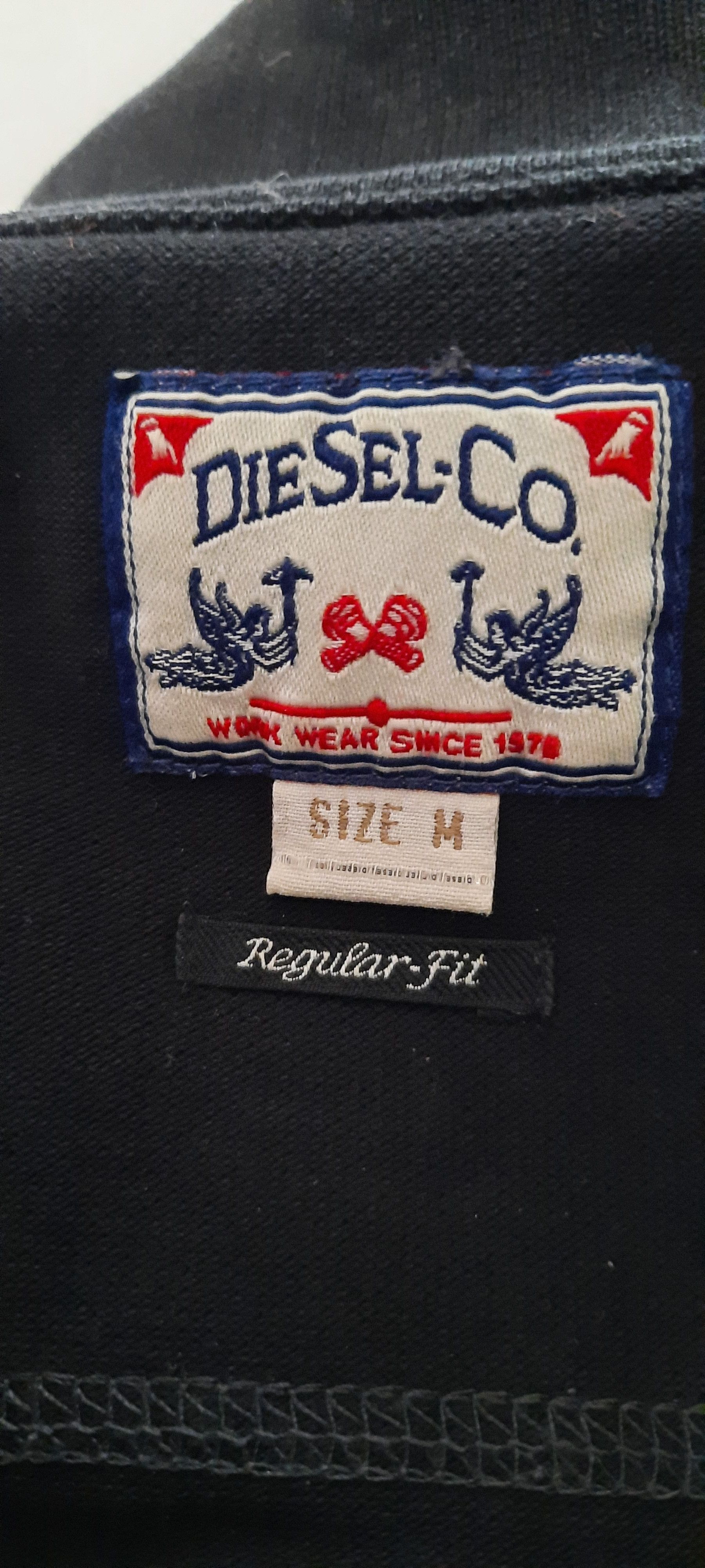 Diesel DIESEL Men's Long-Sleeved Polo Shirt, (Dark) Gray, M Size US M / EU 48-50 / 2 - 5 Thumbnail