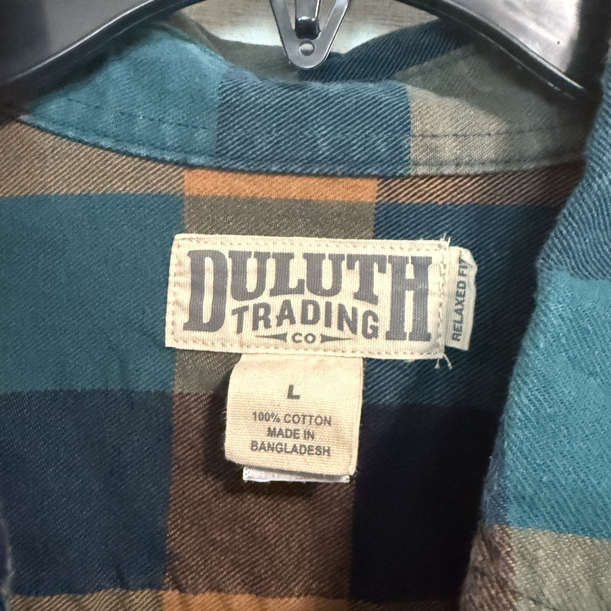Duluth Trading Company Duluth Trading Co. Men's Flannel Plaid Shirt L Size US M / EU 48-50 / 2 - 7 Thumbnail