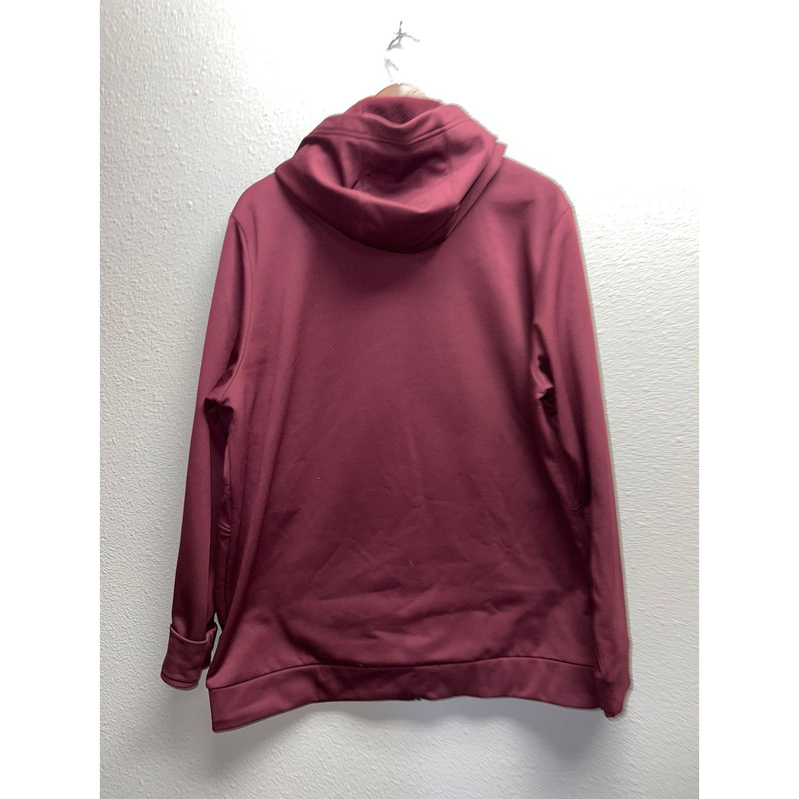 Vintage Nike Therma Fit Hoodie Training Dri Fit Maroon Red XL Size US XL / EU 56 / 4 - 8 Thumbnail
