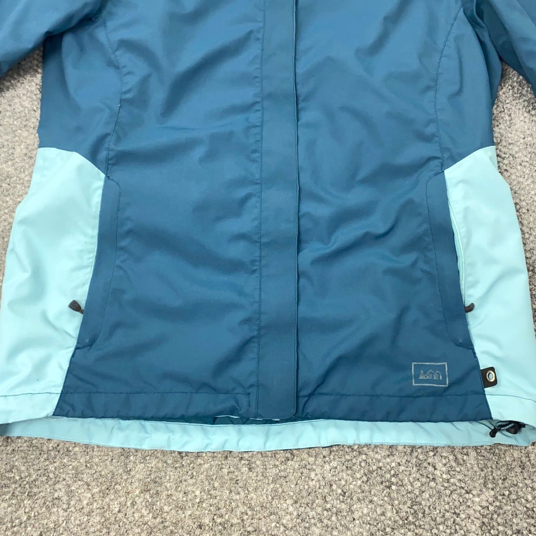 Vintage REI Jacket Womens Medium Blue E1 Elements Winter Coat Fleece Lined Inter Pockets Full Zip Lined Pockets Plaid Casual Travel Size M / US 6-8 / IT 42-44 - 4 Thumbnail