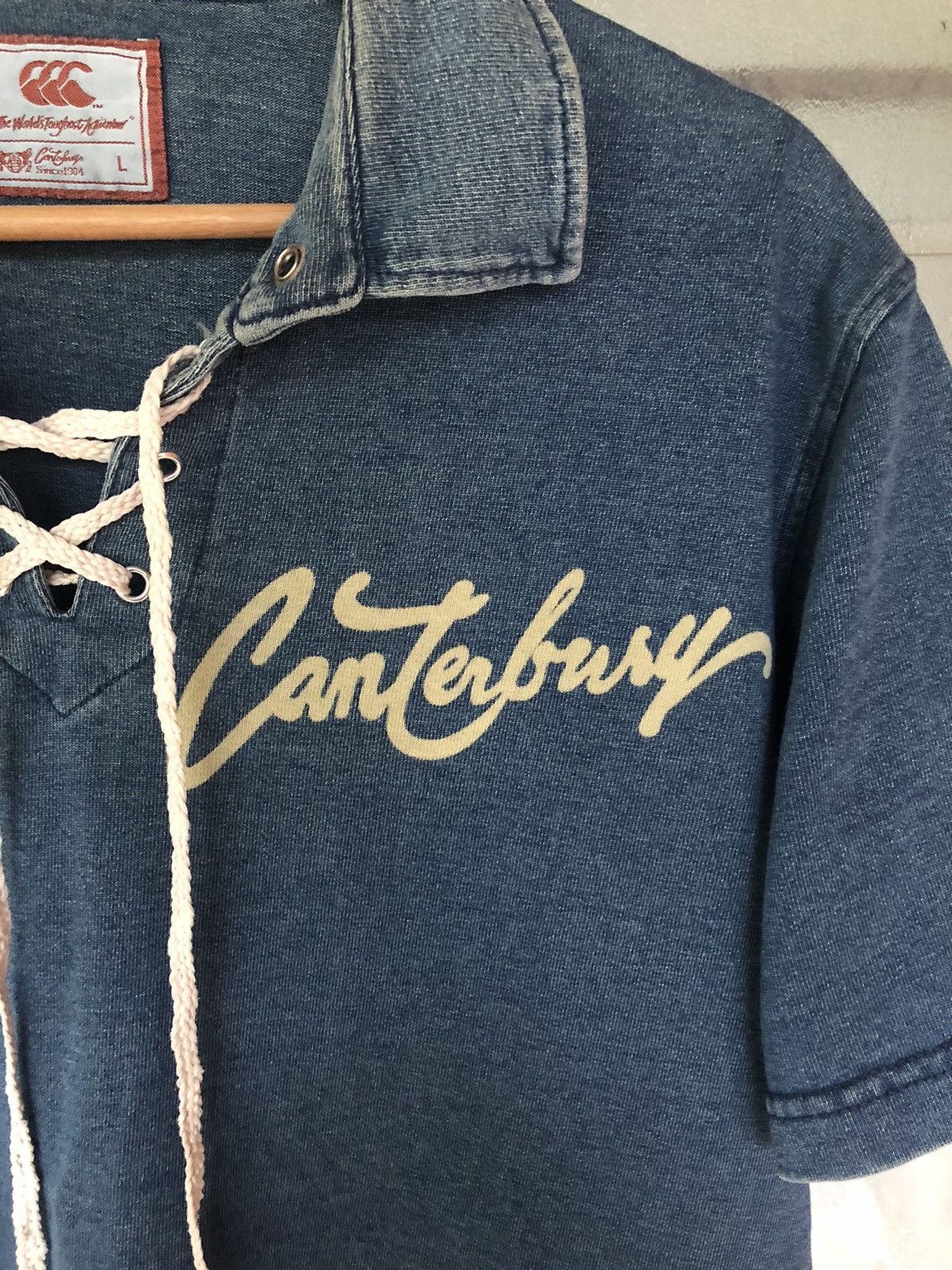 Canterbury of New Zealand Vintage Canterbury Collar Shirt Tee Size US L / EU 52-54 / 3 - 5 Thumbnail
