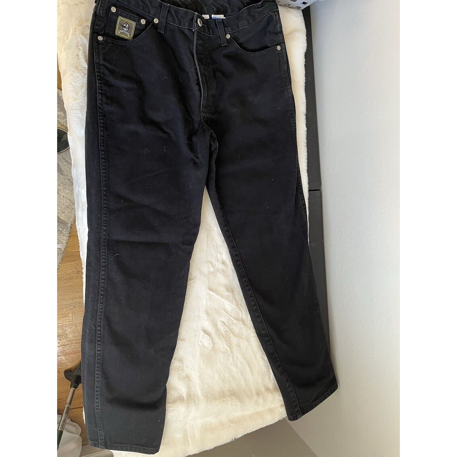 CINCH Cinch jeans Mens dark green Label Straight Leg Black 32x33 Size US 33 - 1 Thumbnail