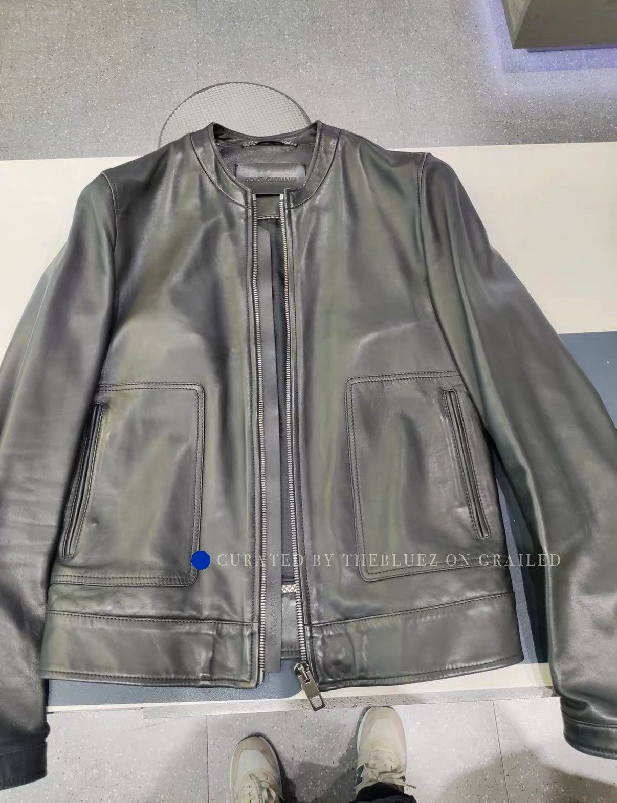 Dolce & Gabbana Classic Black Sheepskin Leather Jacket Size US S / EU 44-46 / 1 - 1 Thumbnail