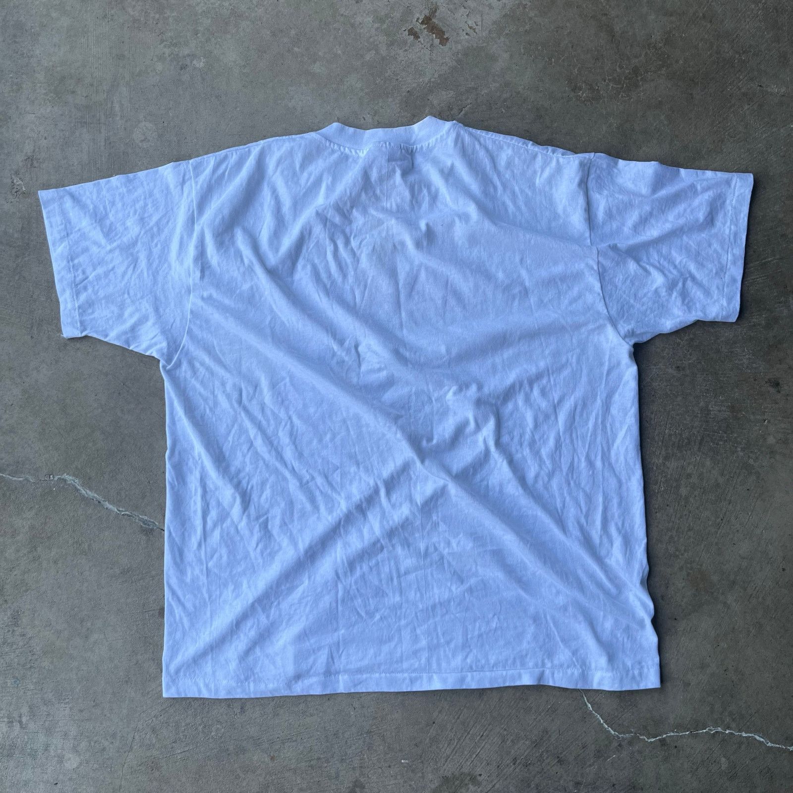 Vintage VINTAGE CADILLAC PROMO SHIRT CARE TEE WHITE XL 90S Size US XL / EU 56 / 4 - 2 Thumbnail