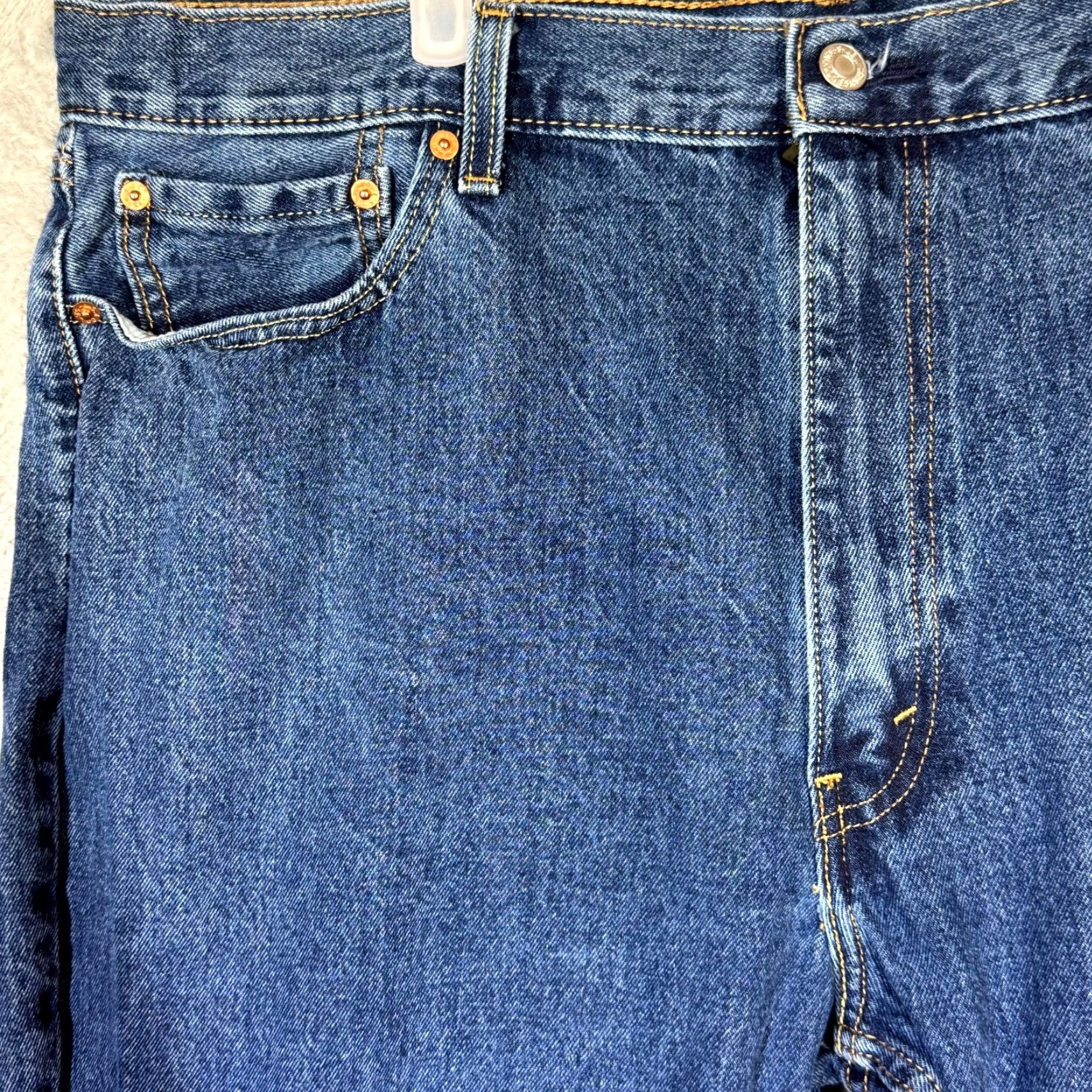 Levi's Levi’s 550 Mens Jeans 42x32 Blue Denim Relaxed Fit Mid Rise Straight Leg Size US 42 / EU 58 - 3 Thumbnail