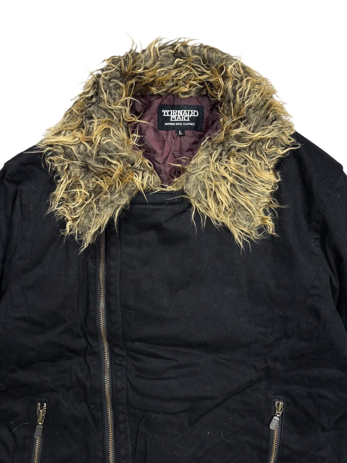 Tornado Mart Archive Tornado Mart - Vkei Style Trim Fur Jacket Size US M / EU 48-50 / 2 - 5 Thumbnail