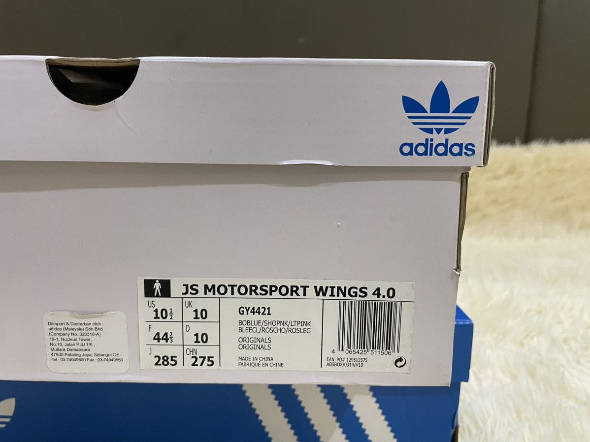 Adidas × Jeremy Scott Final Drop‼️ Adidas x Jeremy Scott JS Motorsport Wings 4.0 Size US 10.5 / EU 43-44 - 22 Thumbnail