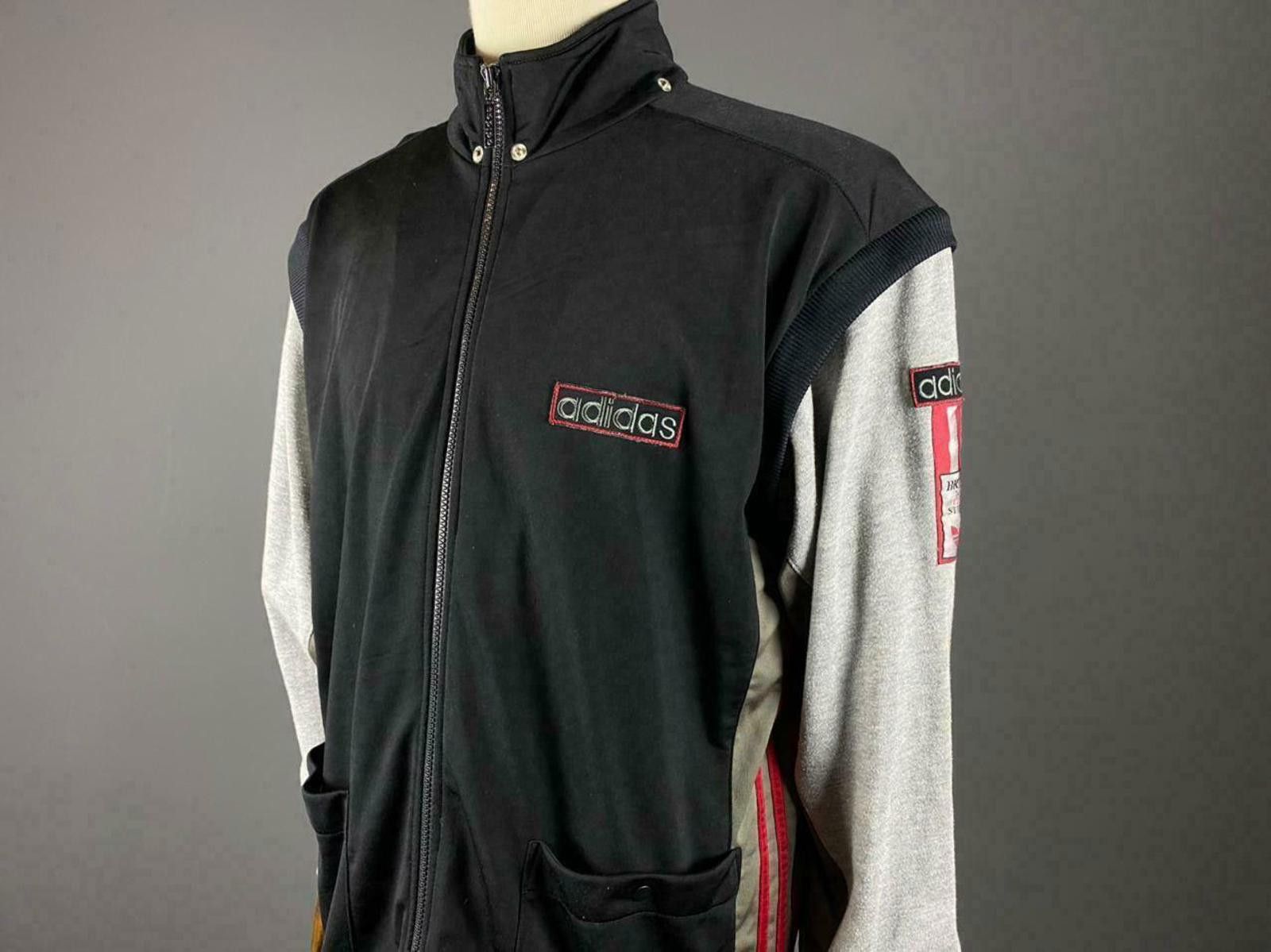 Adidas Men Adidas Black Gilet / Zip Off Sleeves Track Jacket Size L Size US L / EU 52-54 / 3 - 4 Thumbnail