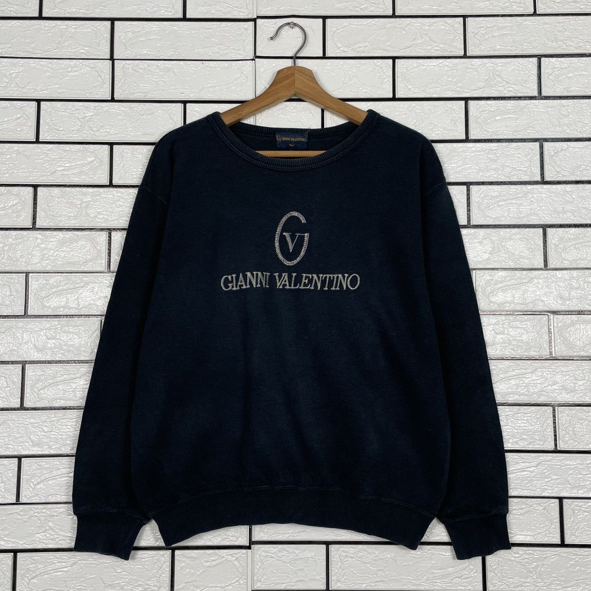 Japanese Brand Gianni Valentino Big Logo Sweatshirt Size US S / EU 44-46 / 1 - 1 Thumbnail