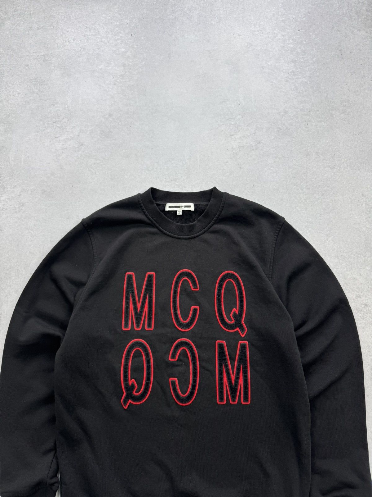 MCQ MCQ Alexander Mcqueen Black Crewneck Sweatshirt Size US L / EU 52-54 / 3 - 3 Thumbnail