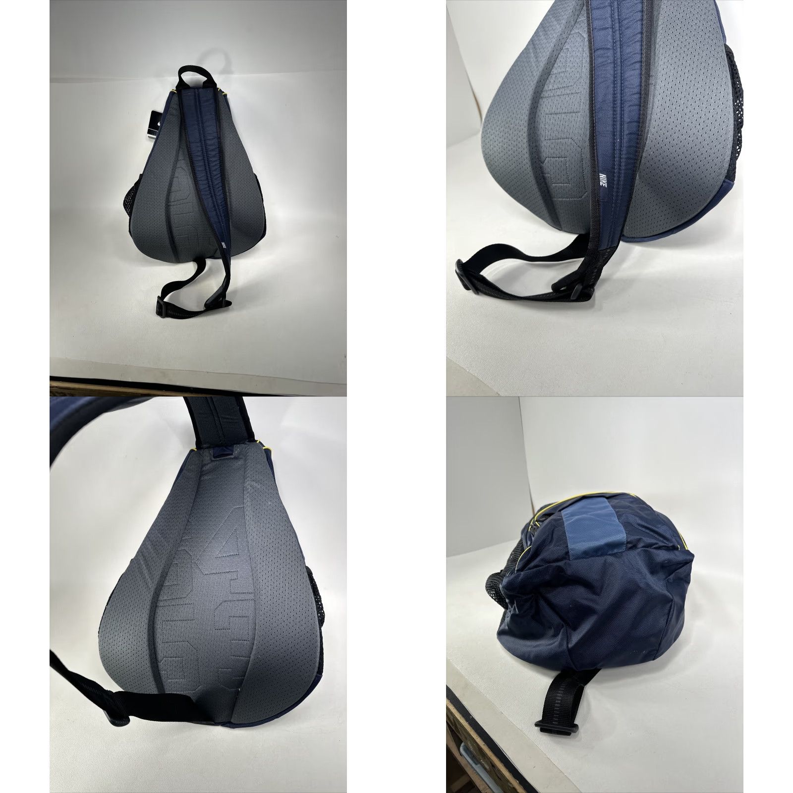 Nike VINTAGE Nike Air Varsity Mono 21 liter Backpack Unisex Adults Blue Mens Womens Boys Girls 2004 New Old Stock w/Tags Size ONE SIZE - 8 Thumbnail