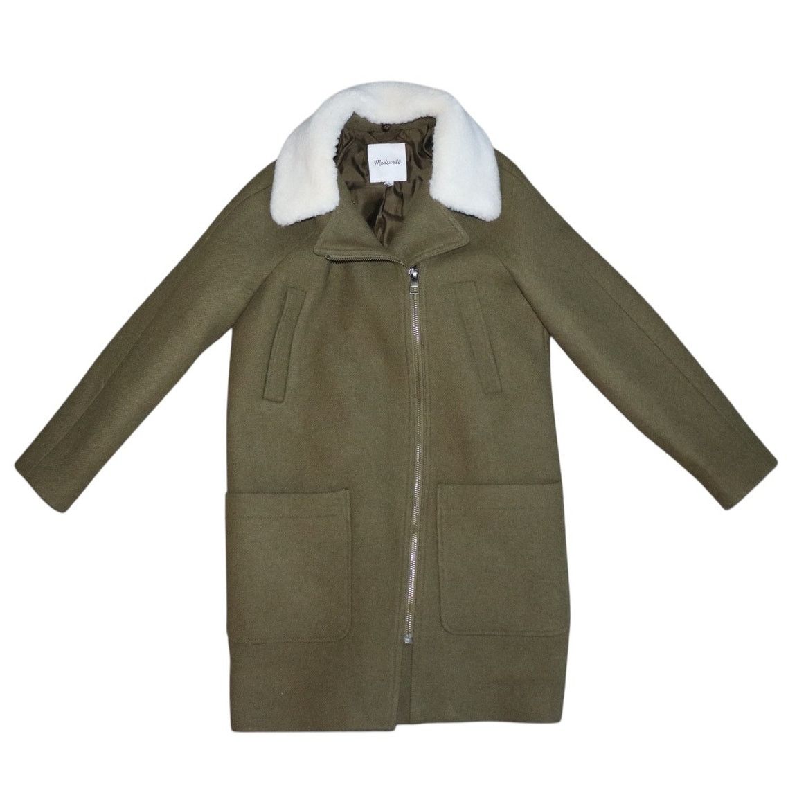 Madewell Madewell Eldridge Insuluxe Wool Blend Zip Coat Size Small Size S / US 4 / IT 40 - 1 Thumbnail