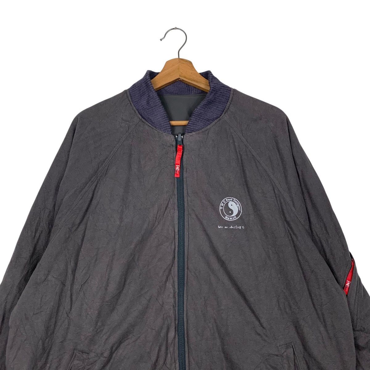 Other T&C SURF Designs Hawaii Reversible Bomber Jacket #2382-C107 Size US L / EU 52-54 / 3 - 4 Thumbnail