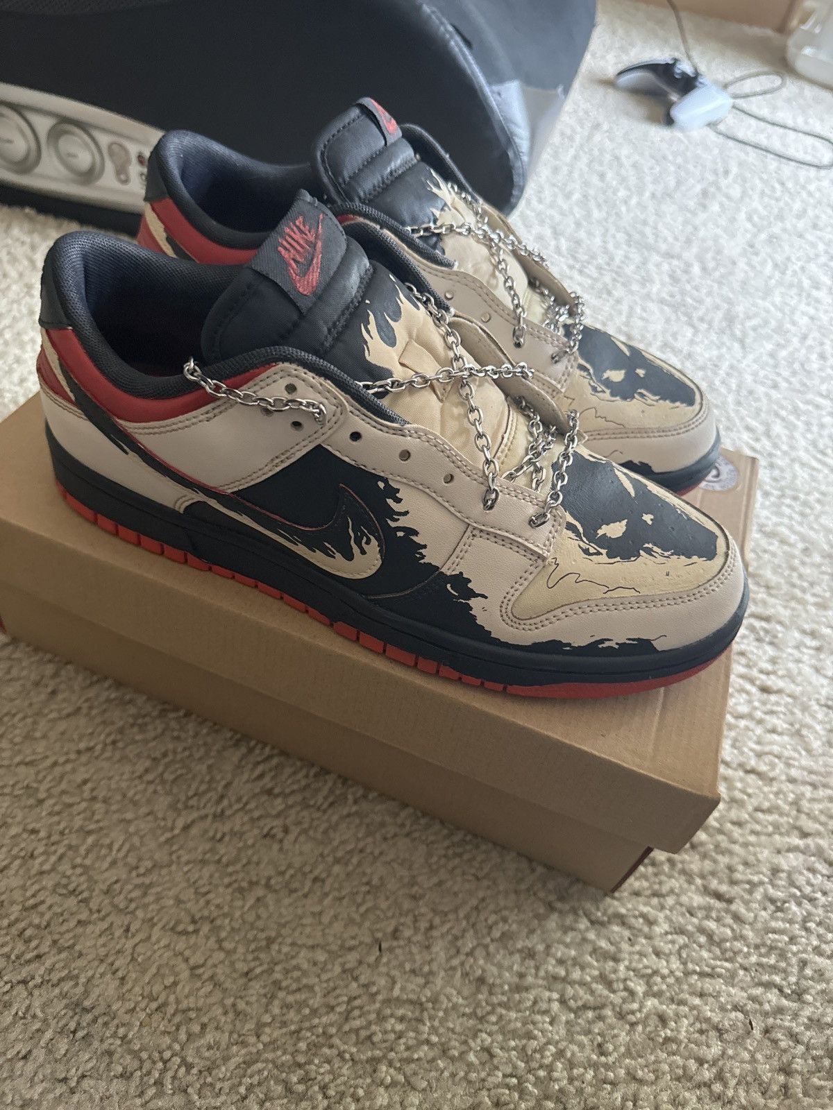 Nike Nike Dunk Ghost Rider Custom Marvel Size US 9 / EU 42 - 5 Thumbnail