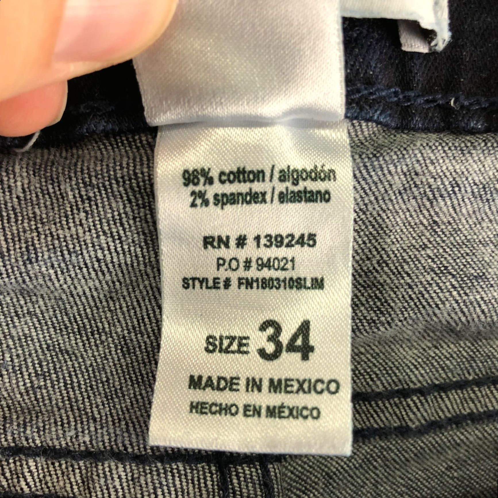 Fashion Nova Fashion Nova Mens Size 34 Mid Rise Straight Denim Jeans Blue Size US 34 / EU 50 - 8 Thumbnail