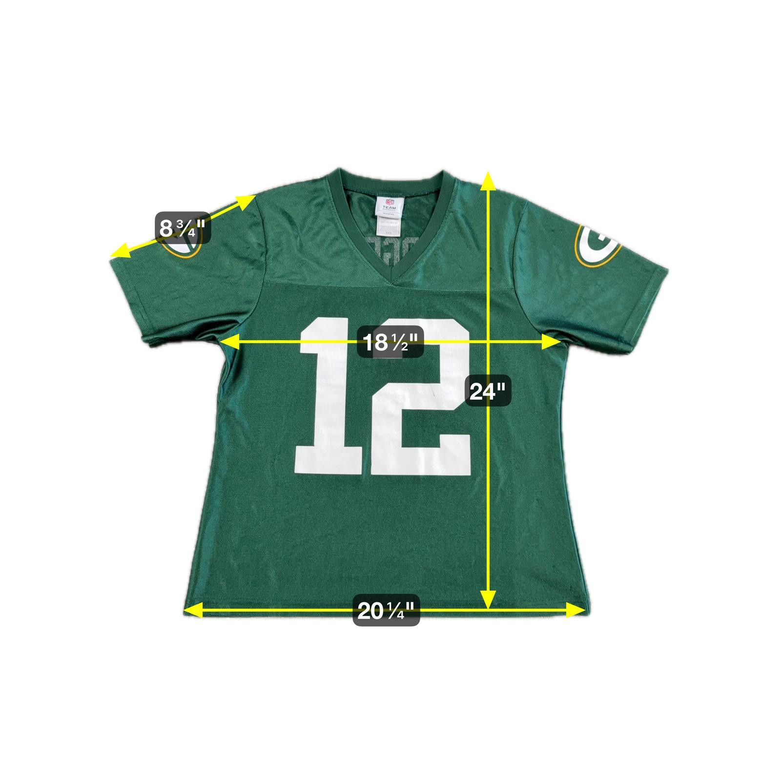 Designer Women's Aaron Rodgers 12 Green Bay Packers NFL Jersey S Size ONE SIZE - 5 Thumbnail