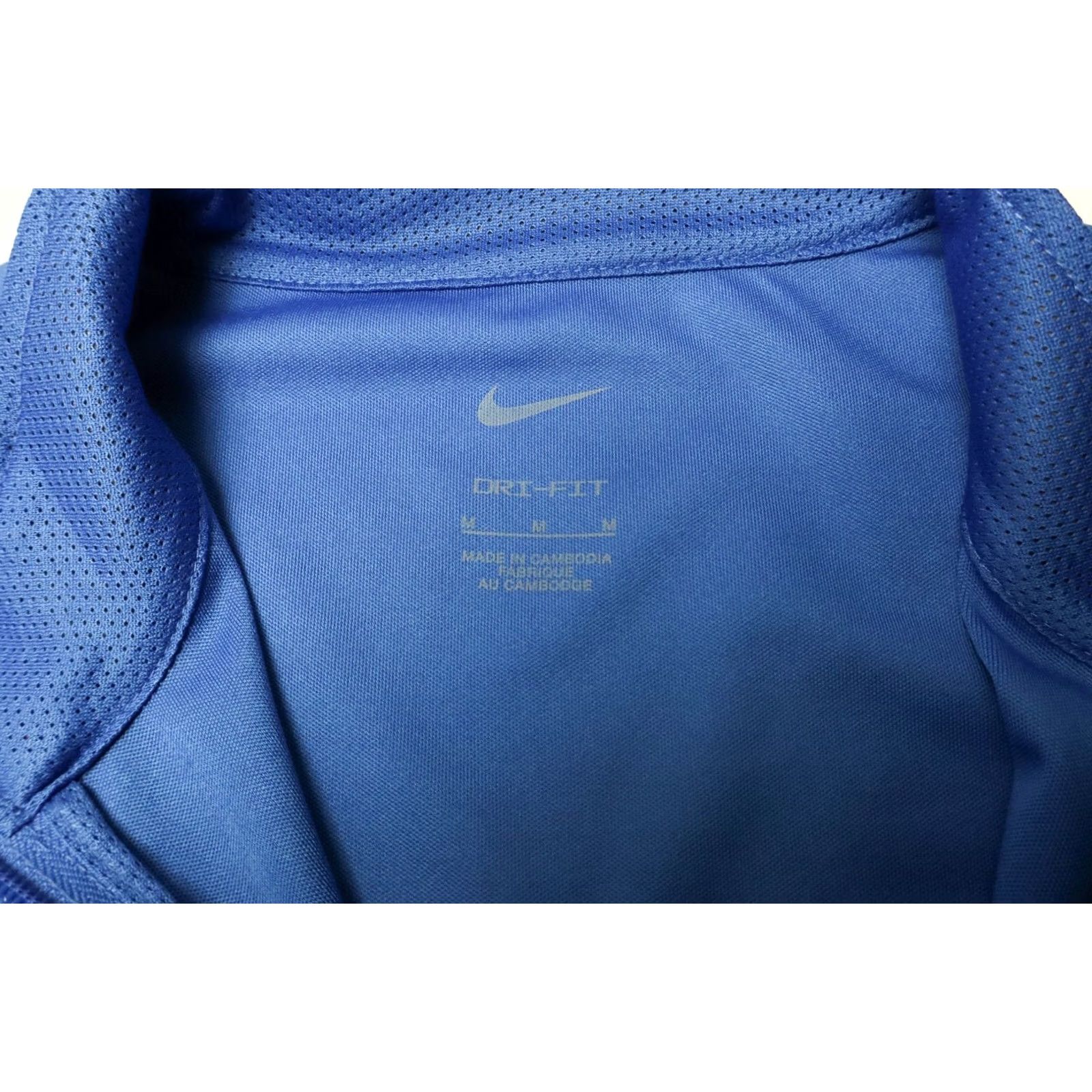 Nike Nike Dri-Fit Sweatshirt Mens Medium Full Zip Pockets Blue Logo Size US M / EU 48-50 / 2 - 7 Thumbnail