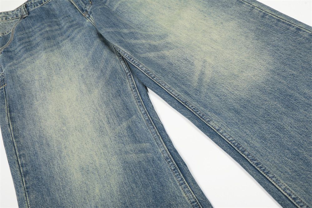 Jean American retro men's flared washed jeans Size US 32 / EU 48 - 4 Thumbnail