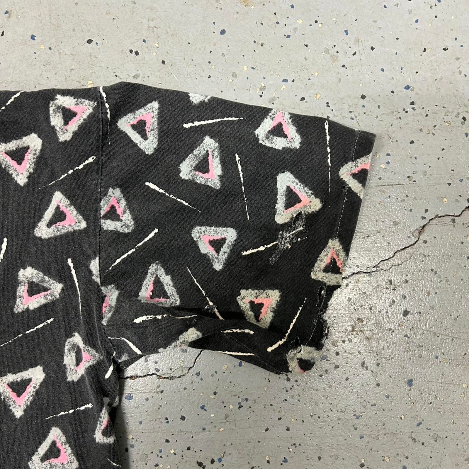 Other VTG Black and pink Palazzo cotton t-shirt Size L / US 10 / IT 46 - 7 Thumbnail