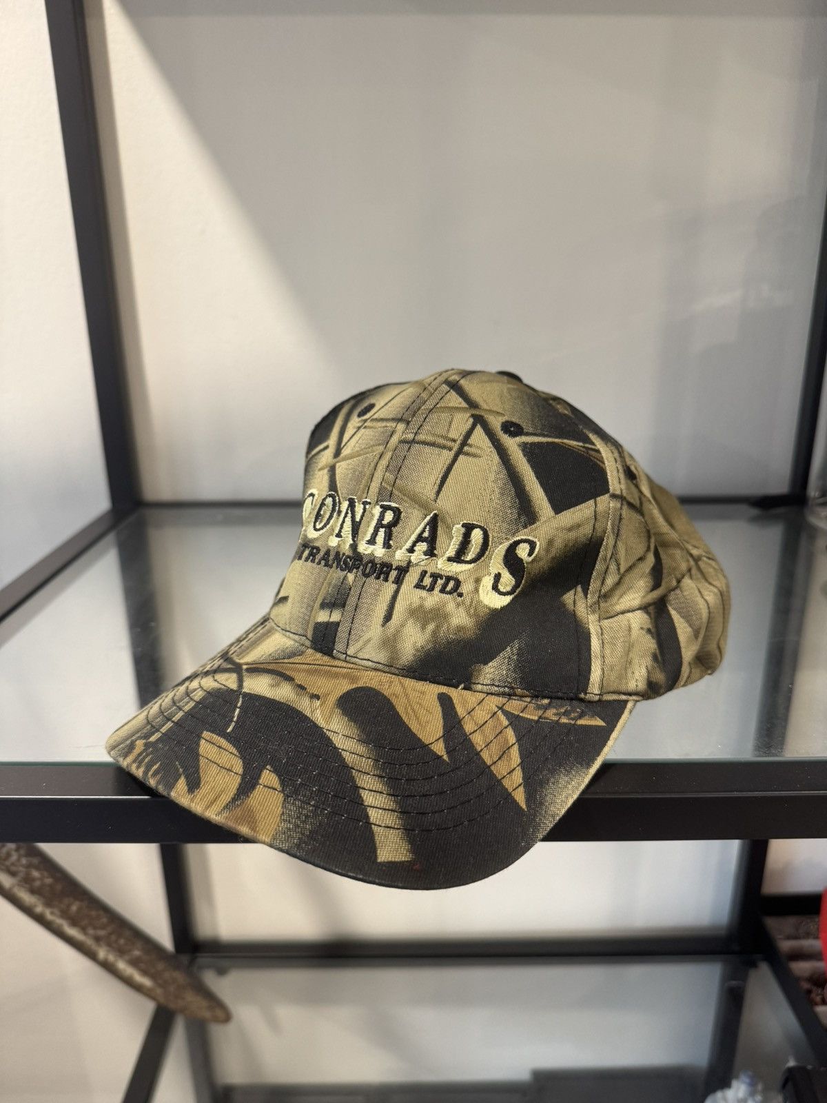 Realtree Conrads Transport RealTree Camo Military Hat Vintage Wood Size ONE SIZE - 1 Thumbnail