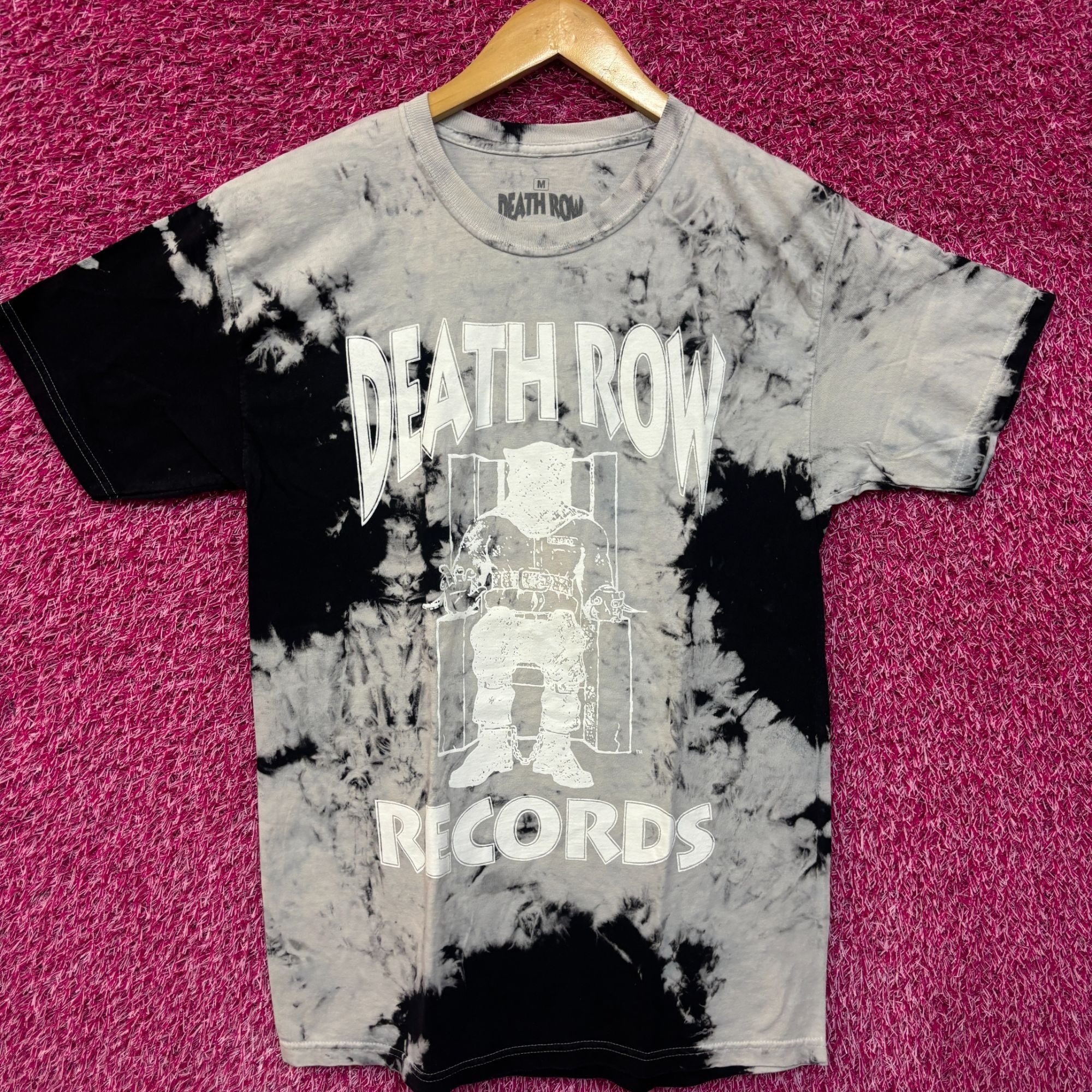 Death Row Records Death Row Records Electric Chair tiedye rap Tshirt medium Size US M / EU 48-50 / 2 - 1 Thumbnail