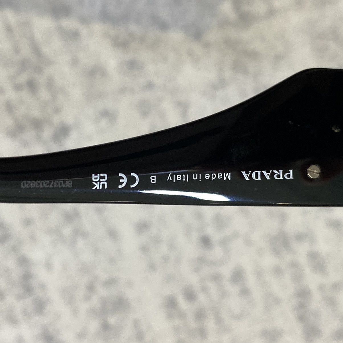 Prada PRADA OPR 13ZSF BLACK DARK GREY Size ONE SIZE - 7 Thumbnail