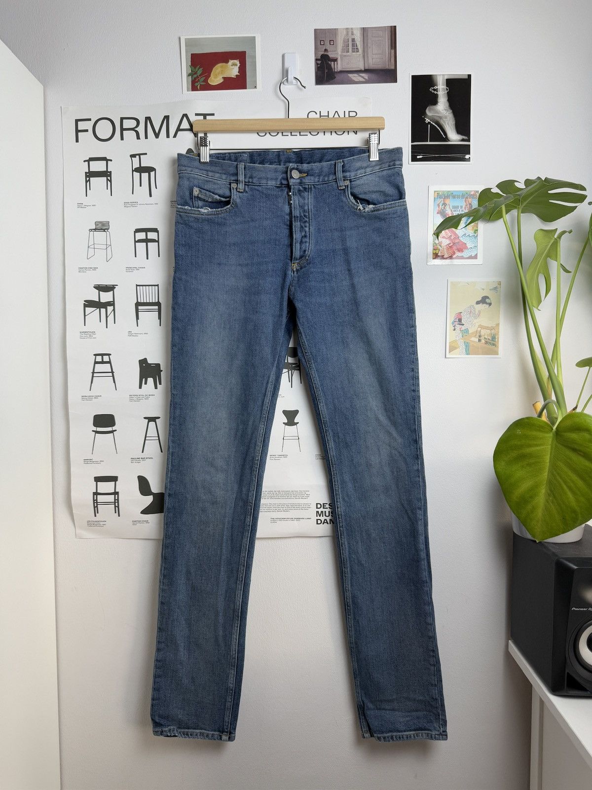 Designer × Maison Margiela Maison Margiela transparent denim jeans pants 33 archive drip Size US 33 - 2 Thumbnail
