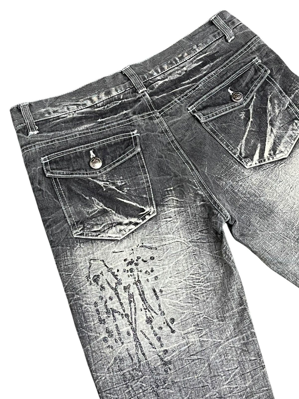 LOWBOX Lowbox Grunge Distressed Paint Splatter Denim Shorts Size US 31 - 9 Thumbnail