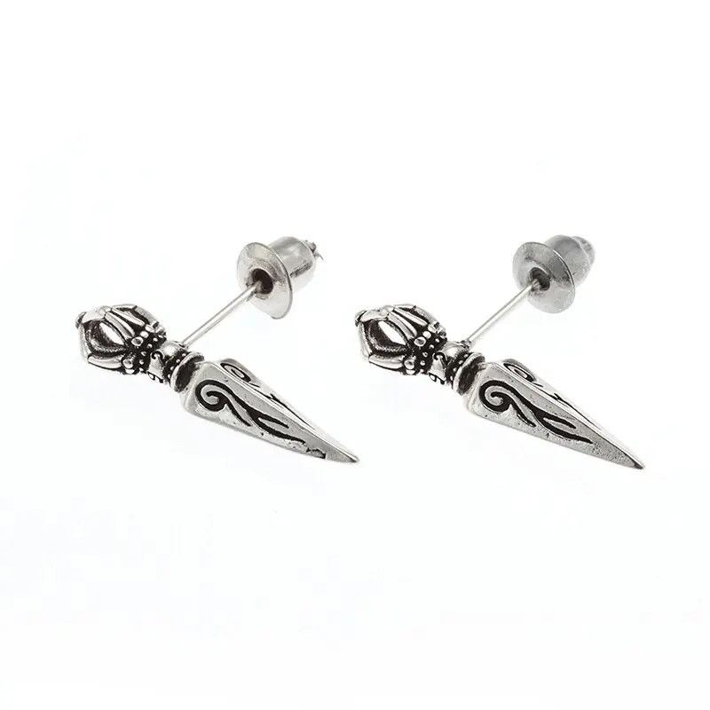 Jewelry × Vintage Retro Dorje Phurba Dagger Earrings Size ONE SIZE - 5 Thumbnail
