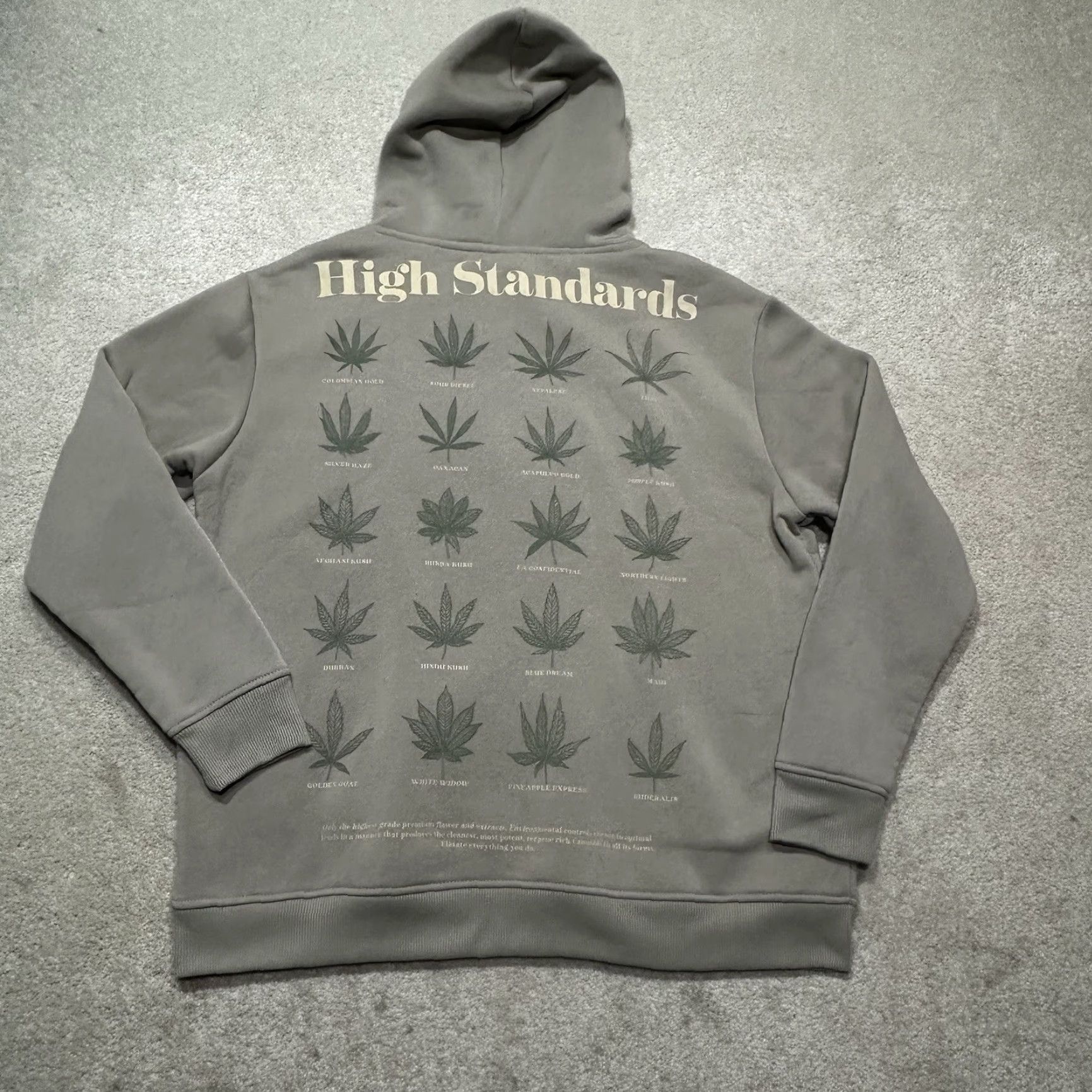 Vintage Gstar Hoodie Sweatshirt Mens Small Green High Standards Marijuana Strains Weed Shirt Hoodie Mens Green Band 90s? Size US S / EU 44-46 / 1 - 3 Thumbnail