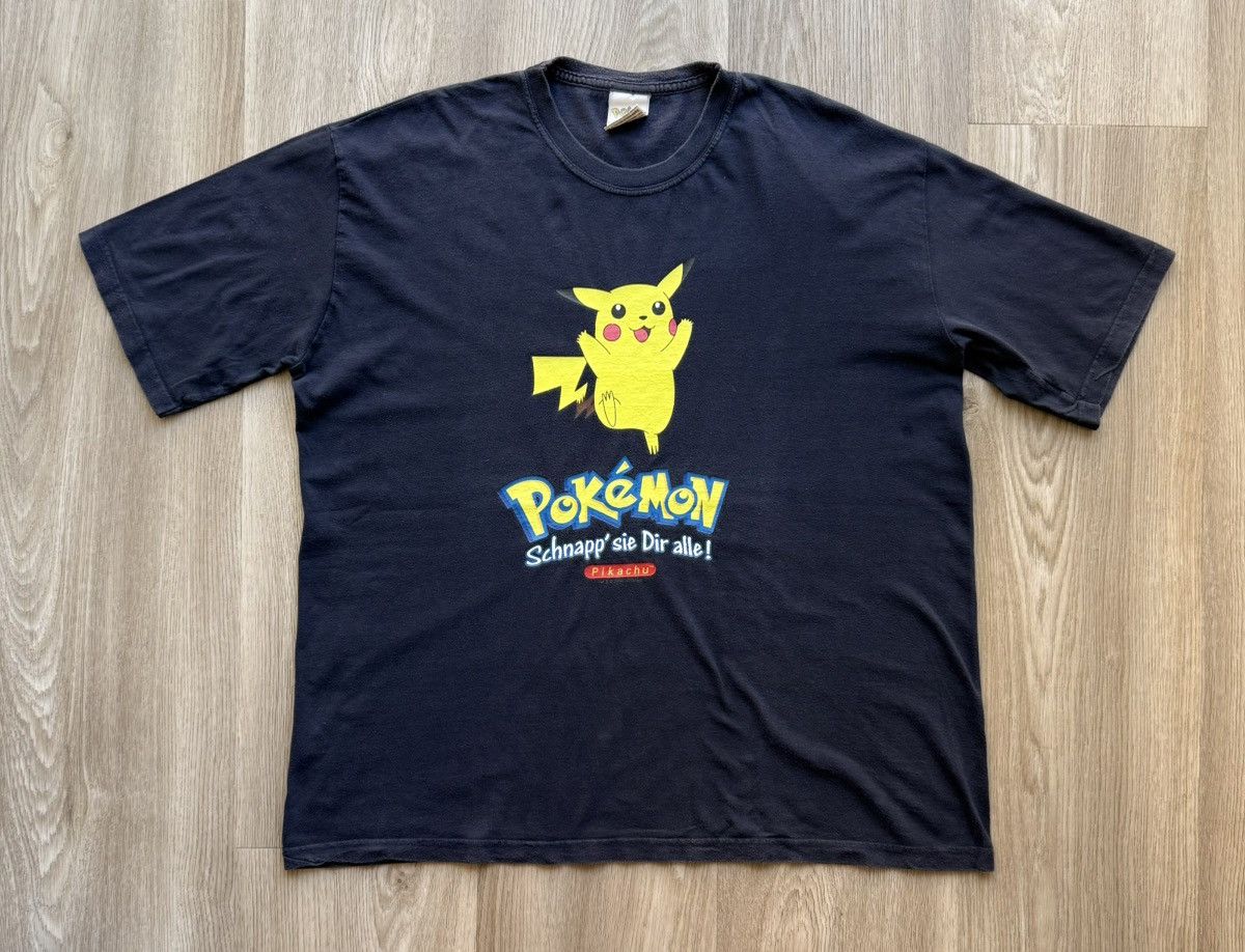 Pokemon Vintage 2000 Nintendo Pokémon Pikachu T-Shirt Movie Tee Size US M / EU 48-50 / 2 - 1 Thumbnail