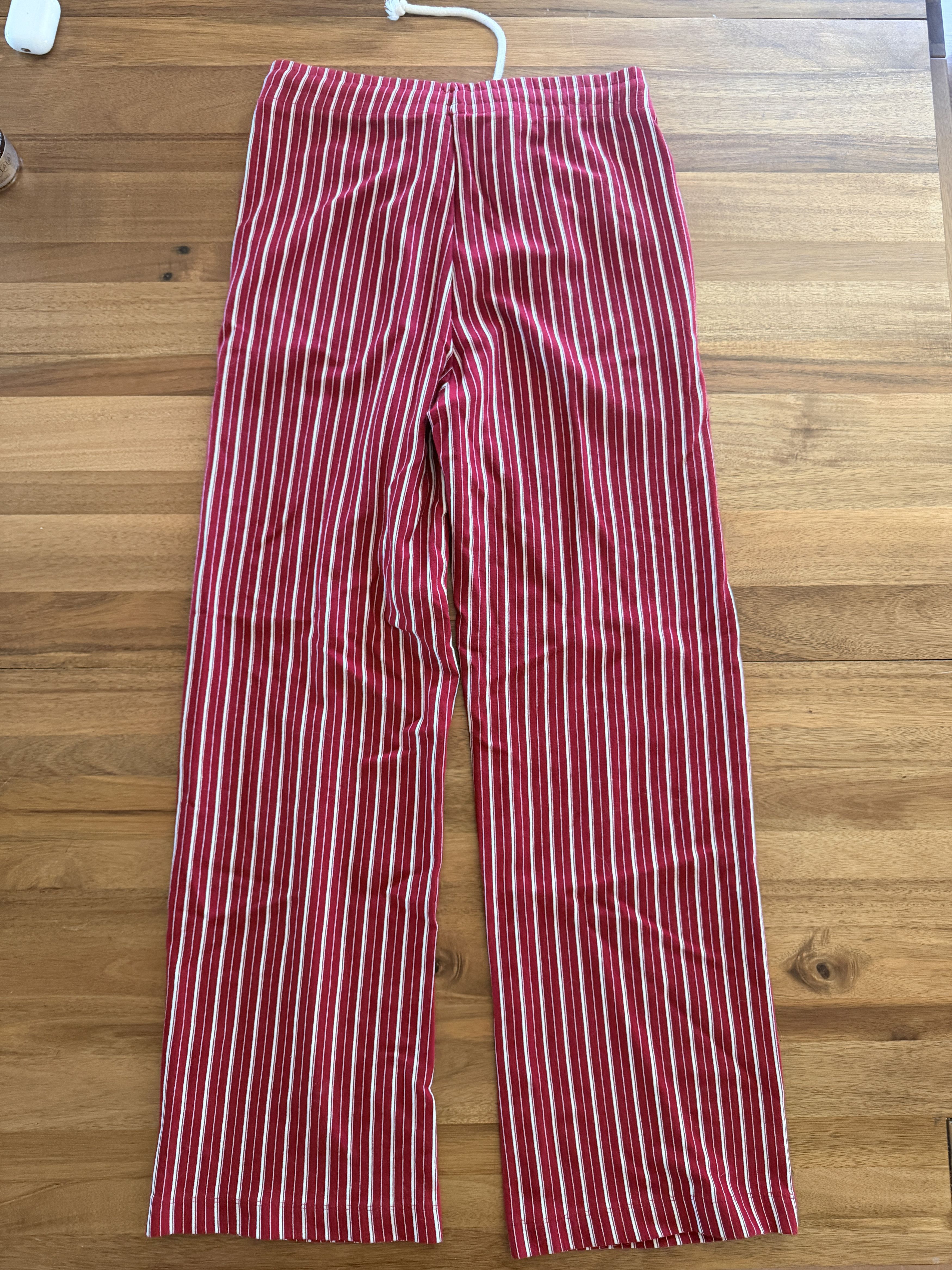 Zara Zara Striped Wide-Leg Drawstring Pants — S/M Size US 34 / EU 50 - 4 Thumbnail