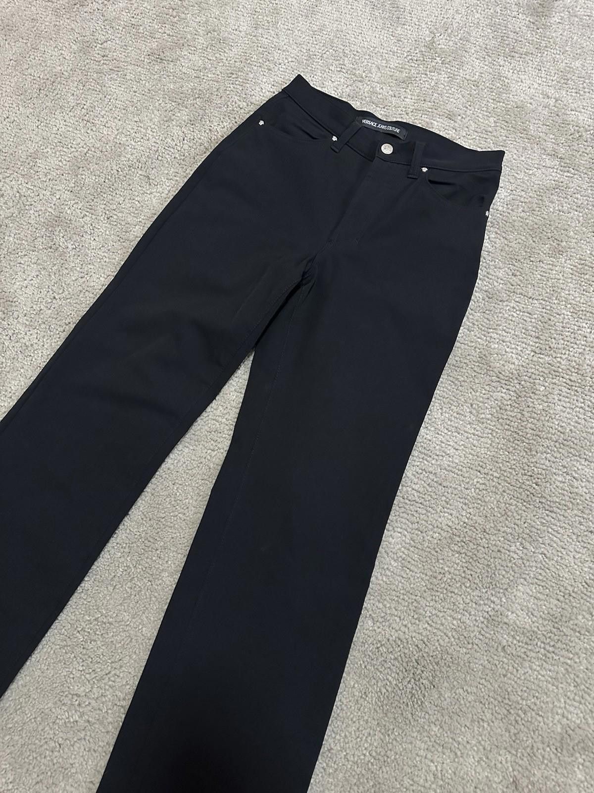 Versace Versace Jeans Couture Flared Jeans - black Sz 26/40 Size 26" / US 2 / IT 38 - 3 Thumbnail