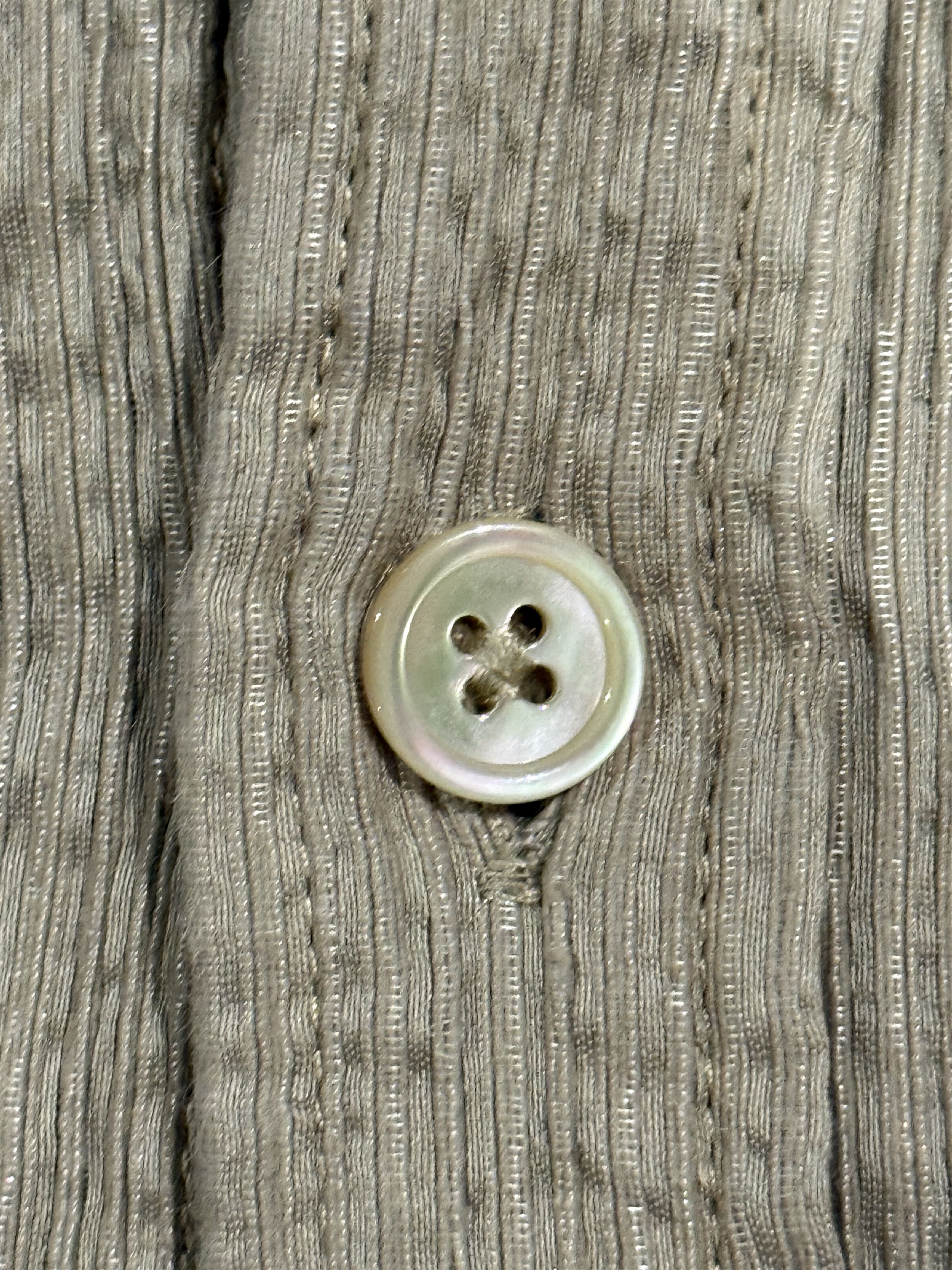 Colbo 💚 1/12 Colbo NYC Silk/Cotton TK Shirt Taupe Medium NEW Size US M / EU 48-50 / 2 - 10 Thumbnail