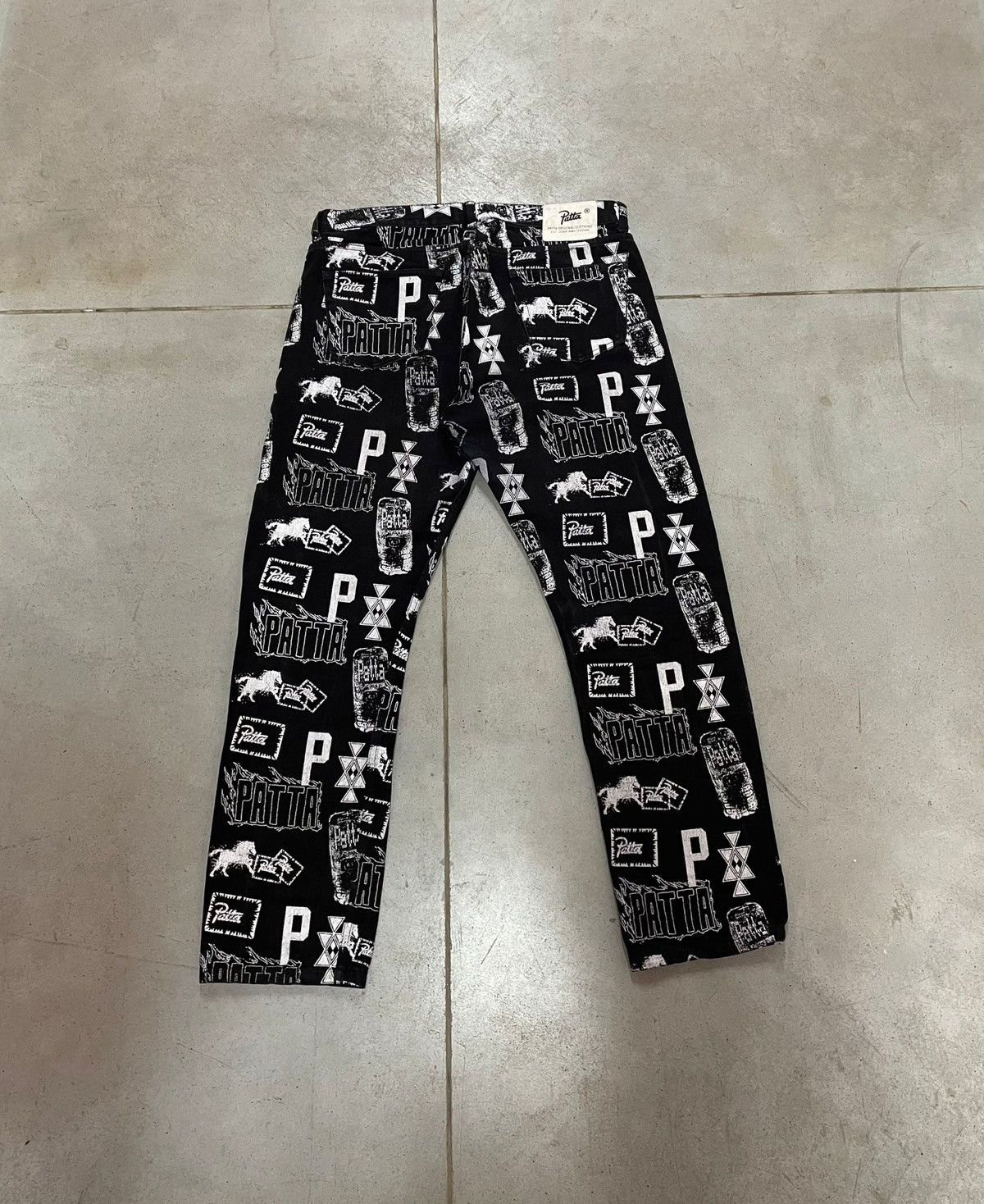Patta Patta Jeans Monogram All Over Print Size US 34 / EU 50 - 2 Thumbnail