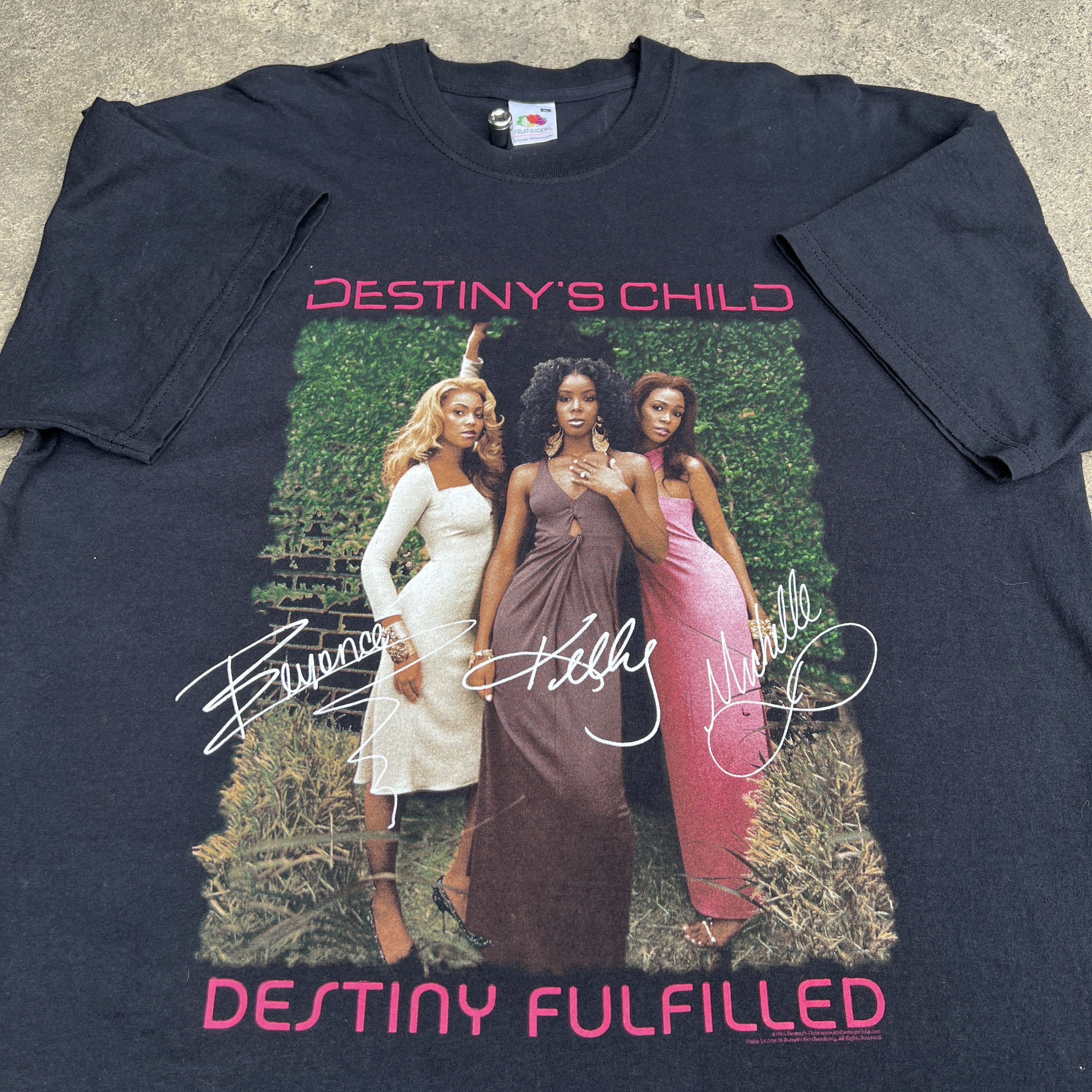 Band Tees × Rap Tees × Vintage Vintage Y2K Destiny’s Child Tour Tee XL Beyonce R&B hiphop Size US XL / EU 56 / 4 - 1 Thumbnail