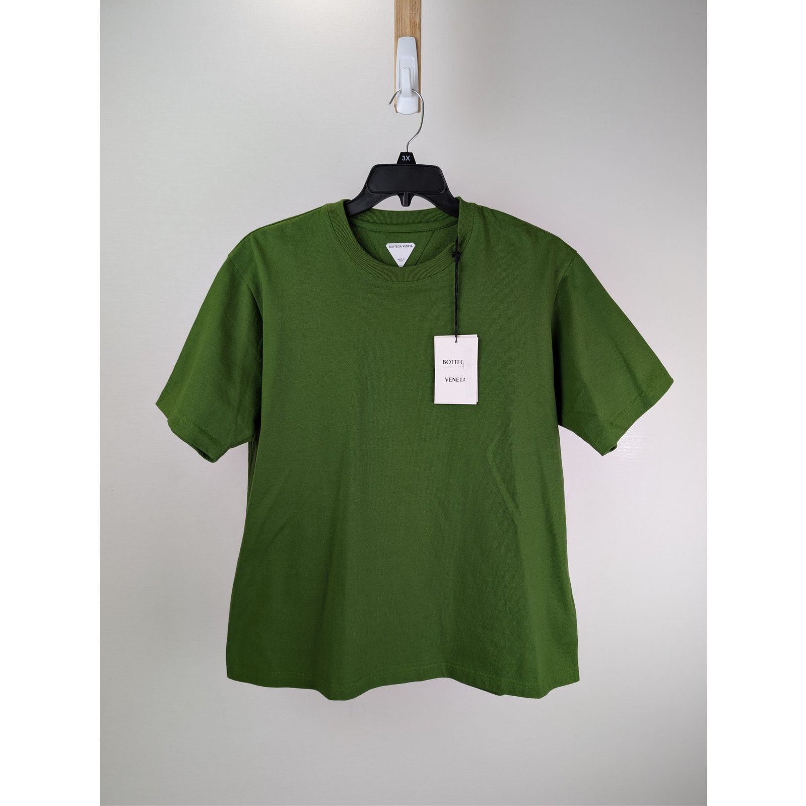 Bottega Veneta o1rshd1 Sunrise Light Cotton T-Shirt in Jalapeno Size US M / EU 48-50 / 2 - 1 Thumbnail