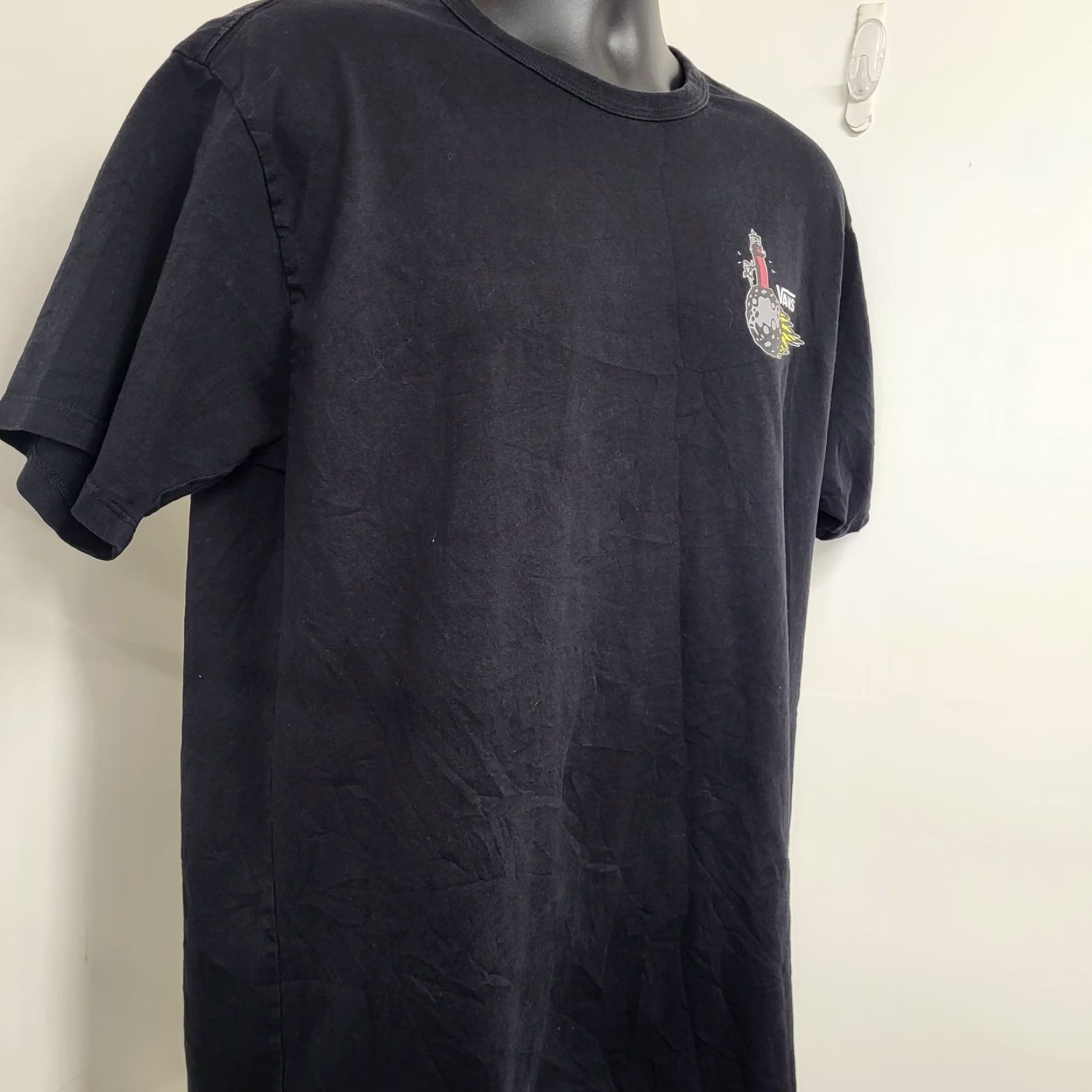 Vans Vans Zion Wright Off The Wall T-Shirt Men's Large Black Short Sleeve Skater Graphic Print Vintage No Size US L / EU 52-54 / 3 - 5 Thumbnail